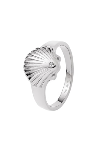 Ring Scallop - Zilverkleurig