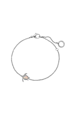 Armband Turtle - Zilverkleurig