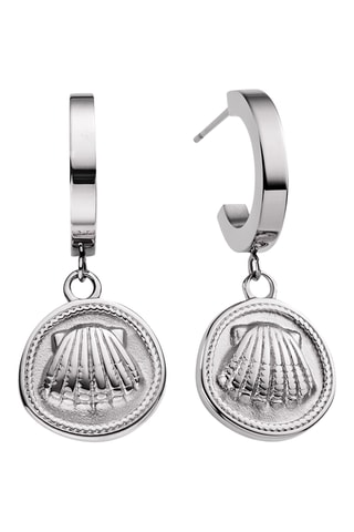 Oorbellen Scallop - Zilverkleurig