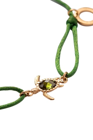 Armband Turtle - Groen