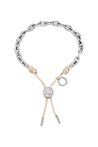 Armband Turtle - Zilverkleurig en Beige