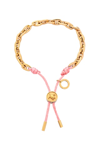 Armband Turtle - Goudkleurig en Roze