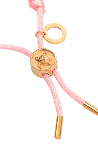 Armband Turtle - Goudkleurig en Roze