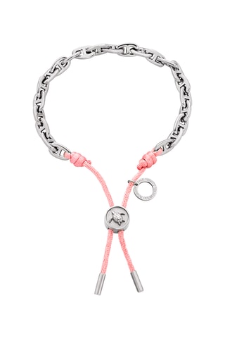 Armband Turtle - Zilverkleurig en Roze
