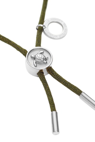 Armband Turtle - Zilverkleurig