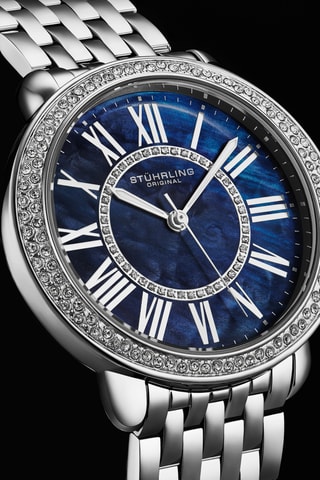 Relógio de quartzo em aço - Prateado