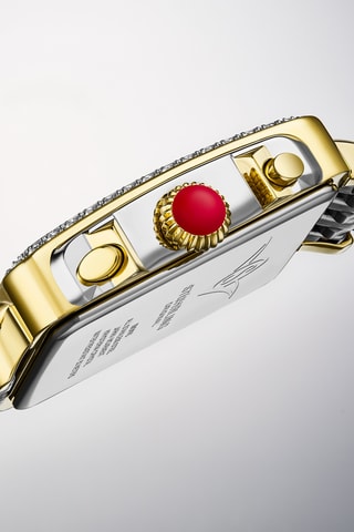 Relógio de aço - Cronógrafo - Dourado-rosa e prateado