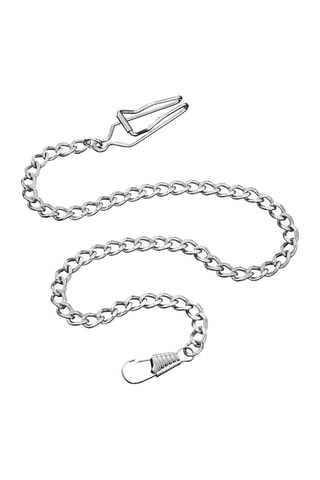 Relógio de bolso mecânico em aço Legacy Stührling - Prateado