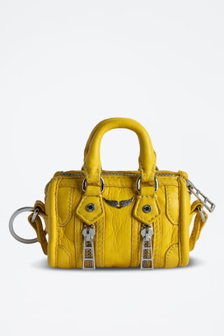 Porte-monnaie en cuir - Jaune