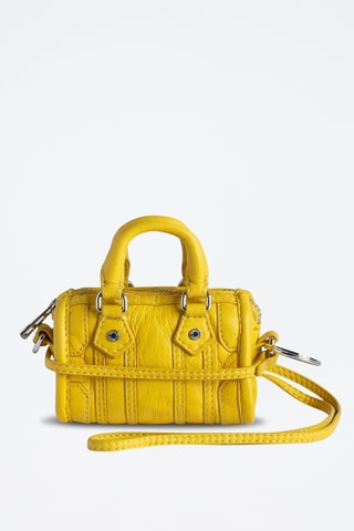 Porte-monnaie en cuir - Jaune