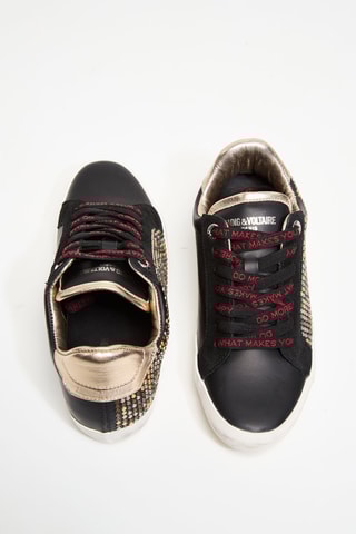 Baskets en cuir - Noir