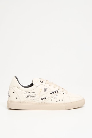 Baskets en cuir - Blanc