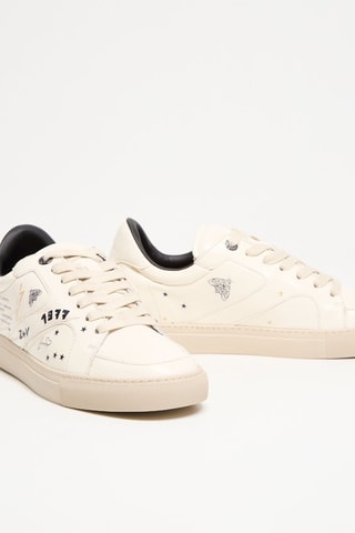 Baskets en cuir - Blanc