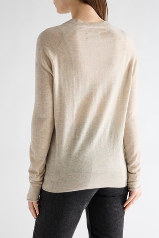 Pull en cachemire - Ecru chiné