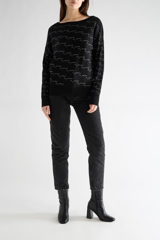 Pull en mérinos - Noir