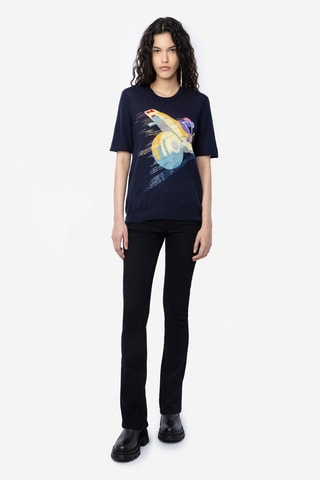 Pull en cachemire - Bleu marine