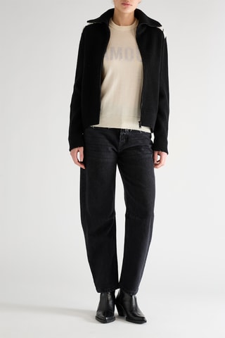 Gilet en mérinos - Noir