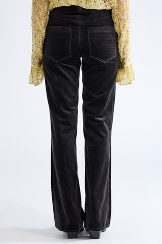 Pantalon taille haute - Gris foncé