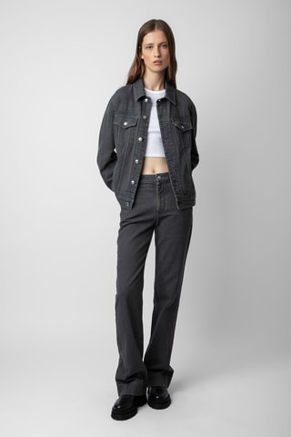 Jean flare - Gris foncé