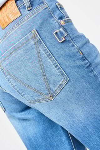 Jean taille haute - Bleu clair