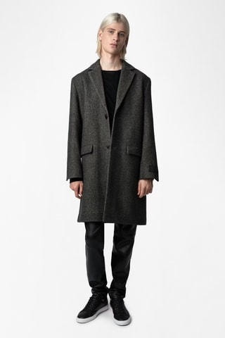 Manteau en laine - Anthracite