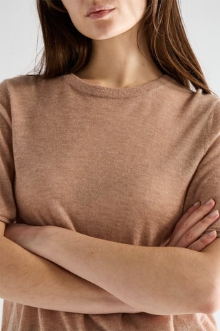 Top en cachemire - Rose