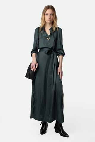 Robe longue - Vert foncé