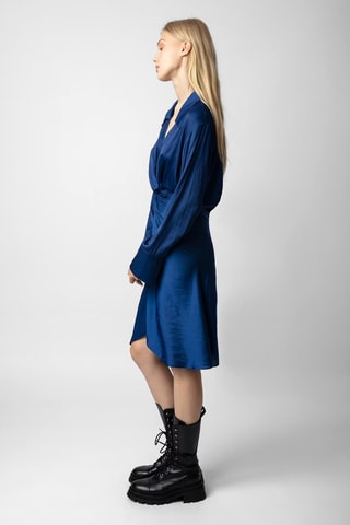 Robe midi - Bleu roi