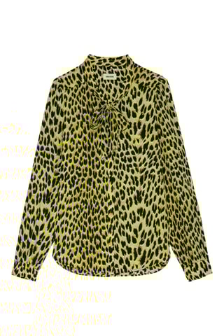 Chemisier en soie - Jaune