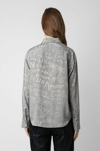 Chemisier en soie - Gris