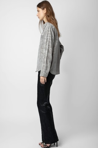 Chemisier en soie - Gris