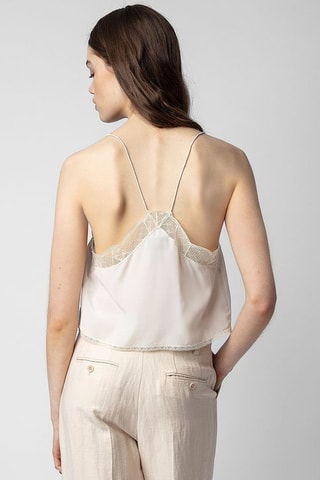 Caraco en soie - Ecru