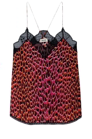 Caraco en soie - Rose