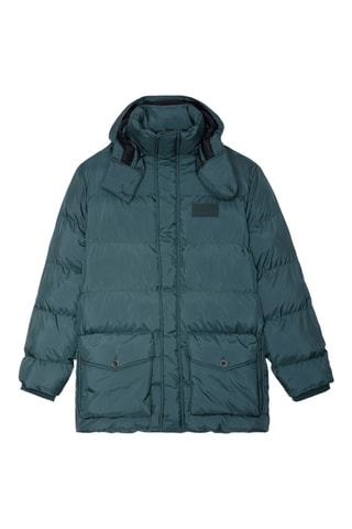 Doudoune à capuche - Vert foncé