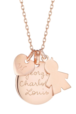 Collier personnalisable Kate Garçon - Plaqué or jaune ou plaqué or rose