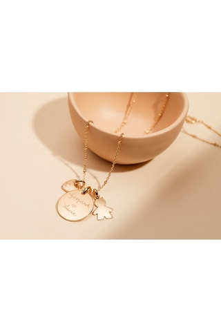 Collier personnalisable Kate Garçon - Plaqué or jaune ou plaqué or rose