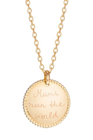 Collier personnalisable Disque - Argent ou plaqué or jaune ou plaqué or rose