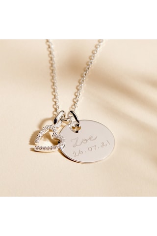 Collier personnalisable Cristal - Argent ou plaqué or jaune