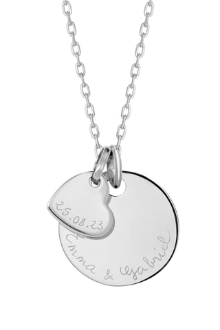 Collier personnalisable Amour - Argent ou plaqué or jaune ou plaqué or rose