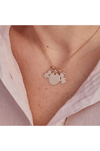Collier personnalisable Maman Garçon - Argent ou plaqué or jaune ou plaqué or rose