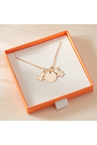 Collier personnalisable Maman Garçon - Argent ou plaqué or jaune ou plaqué or rose