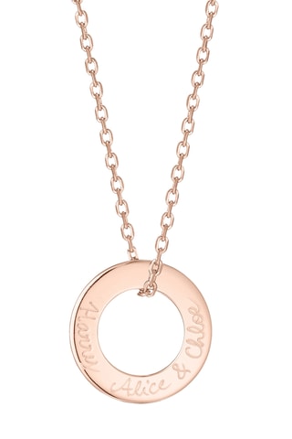 Collier personnalisable Eternity - Argent ou plaqué or jaune ou plaqué or rose