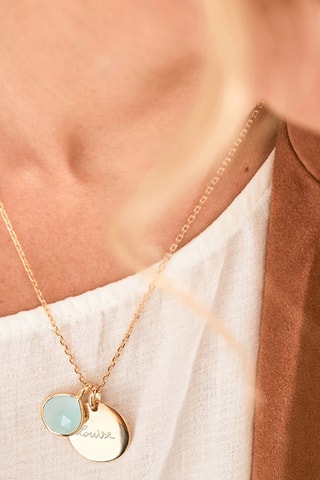 Collier personnalisable - Doré à l'or