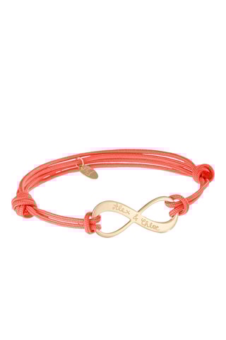 Bracelet personnalisable Infinity - Argent ou plaqué or jaune ou plaqué or rose