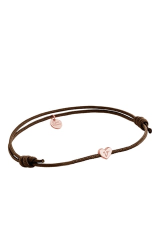 Bracelet personnalisable Coeur - Argent doré à l'or ou doré à l'or rose