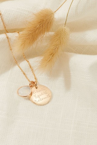 Collier personnalisable - Doré à l'or