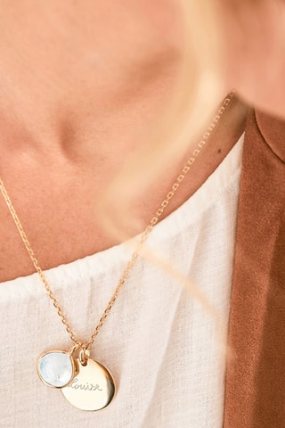 Collier personnalisable - Doré à l'or