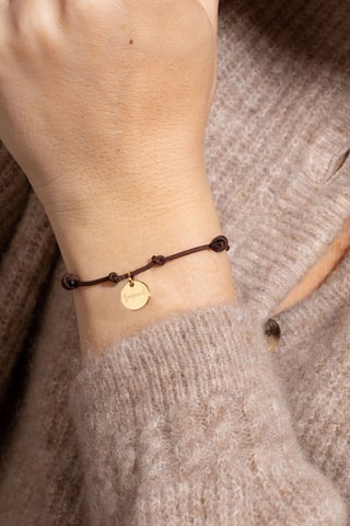 Bracelet personnalisable Prénom - Argent doré à l'or ou doré à l'or rose