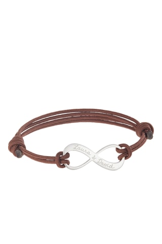 Bracelet personnalisable Infinity - Argent