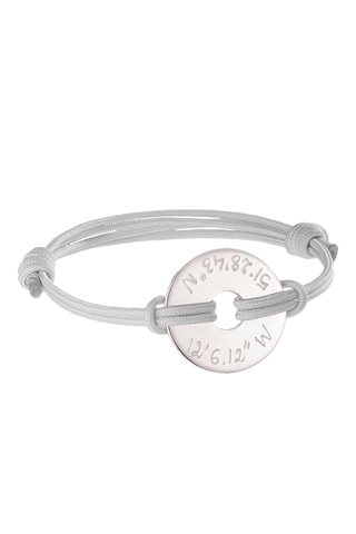 Bracelet personnalisable Cible - Argent ou plaqué or jaune